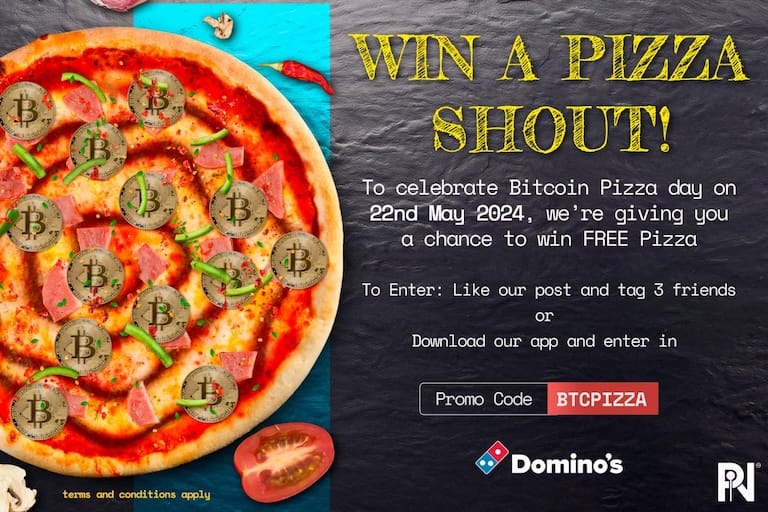 Bitcoin Pizza Promo